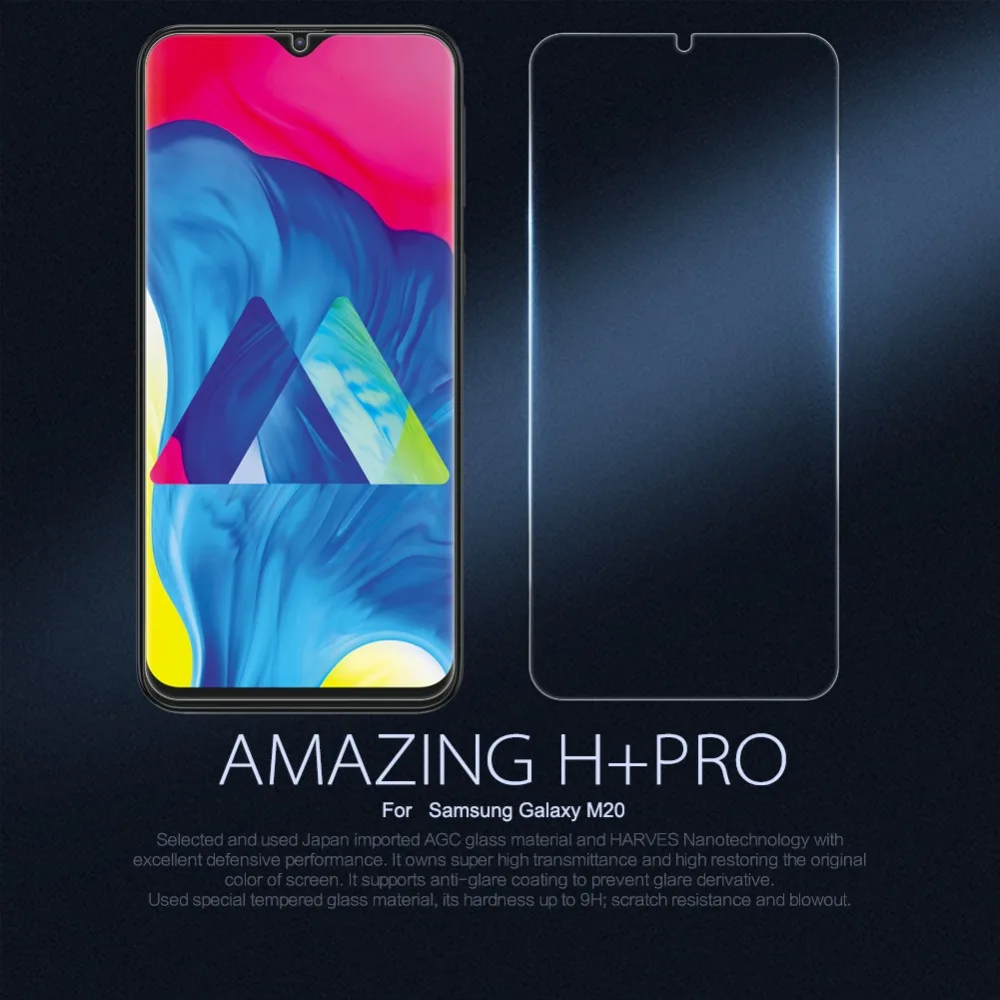 Закаленное стекло NILLKIN 9 H/H + Pro для Samsung Galaxy M10 M30 Nilkin Защитное экрана Ssmsung M20|Защитные