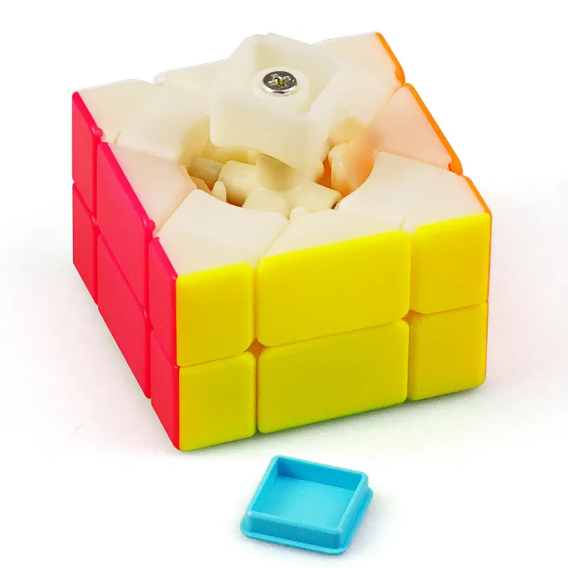 SS 3x3x3 Скорость волшебный Фишер кубик без наклеек движущийся край Твист Головоломка Cubo magico развивающие игрушки подарки