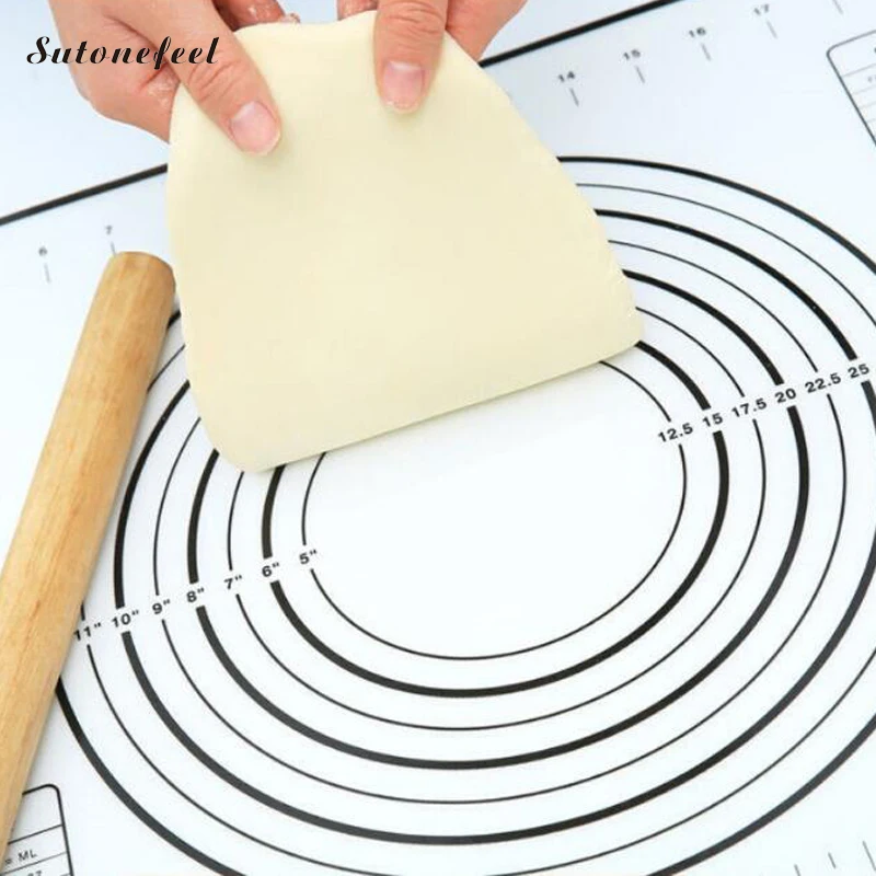 

Silicone Baking Mat Non-Stick Kneading Dough Mat Baking Rolling Pastry Mat Bakeware Liners Pads Cooking Tools