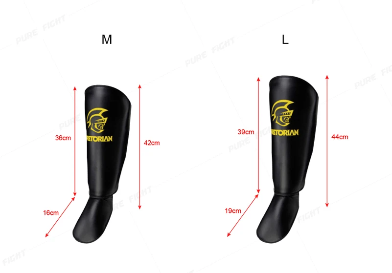 Из искусственной кожи Pretorian средства защиты голени Санда кикбоксинг обучение голени накладки для каратэ голеностопа Муай Тай Боевые щитки