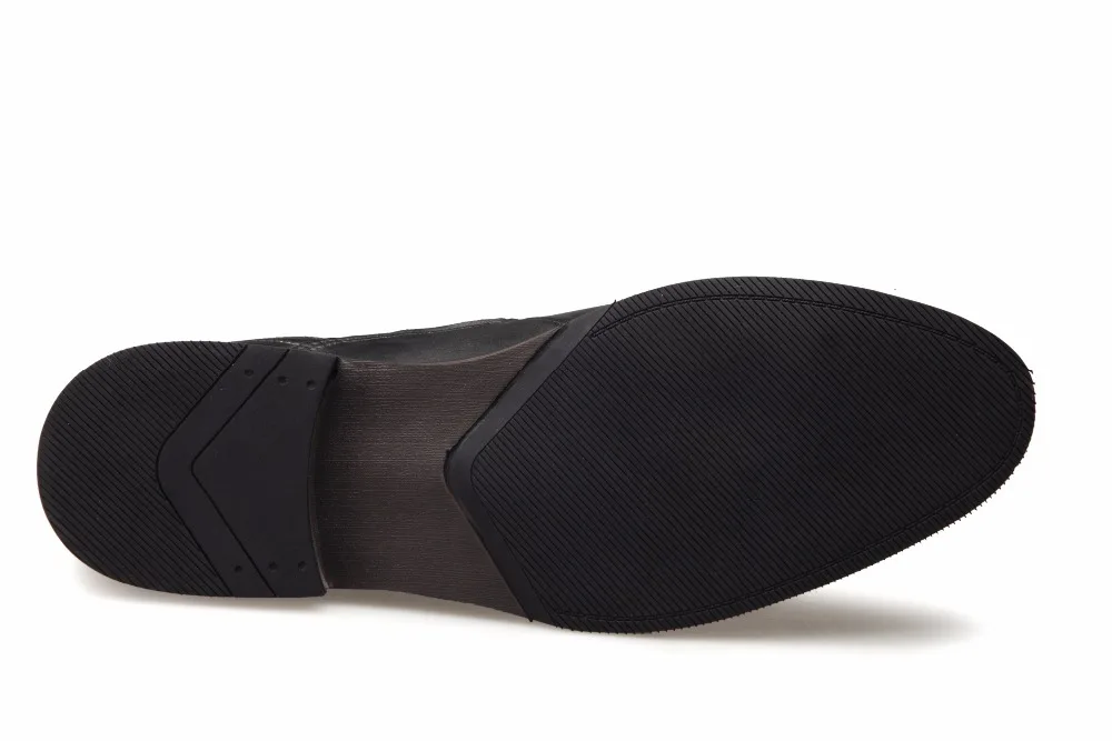 DESAI/мужские ботинки из натуральной кожи в винтажном стиле; обувь на шнуровке с высоким вырезом; Мужские Модные Повседневные высокие ботинки с перфорацией типа «броги»; европейские размеры 8-12