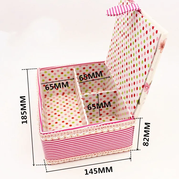 Домашняя швейная нить/хранилище для ножниц коробка ткань+ волоконно-картонная ручная Игла DIY нить для хранения швейная коробка для хранения