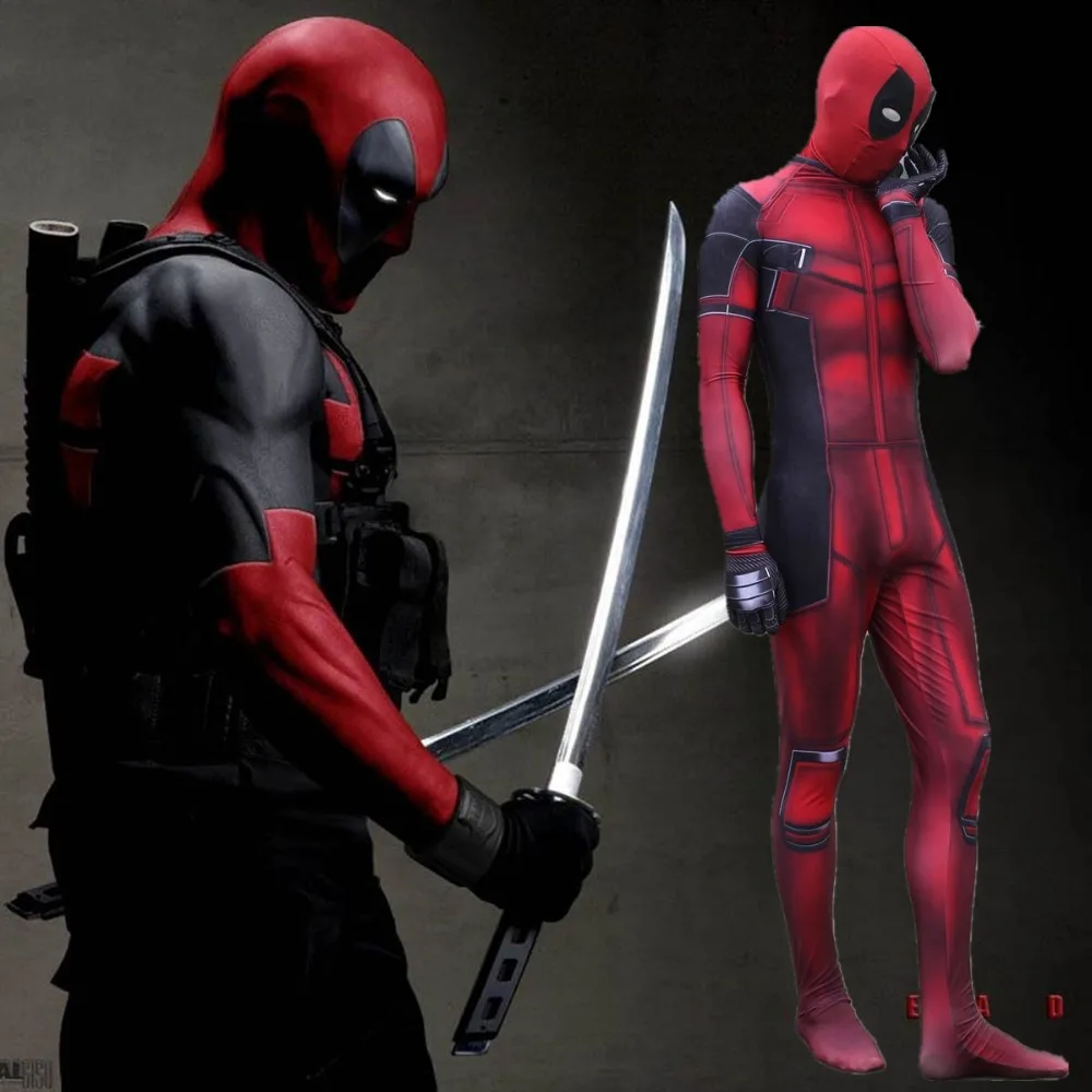 

Deadpool Suit Zentai Bodysuit Cosplay Costume Jumpsuit Rompers