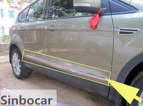 ABS хромированный корпус боковой двери для Ford Escape Kuga 2013 2014 2015 2016 2017 2018 Бесплатная