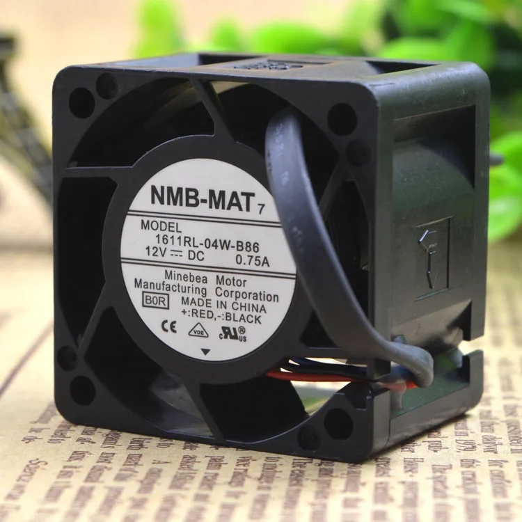 Free Shipping!New NMB 1611RL 04W B86 4028 4CM 40mm 12V 0.75A high RPM