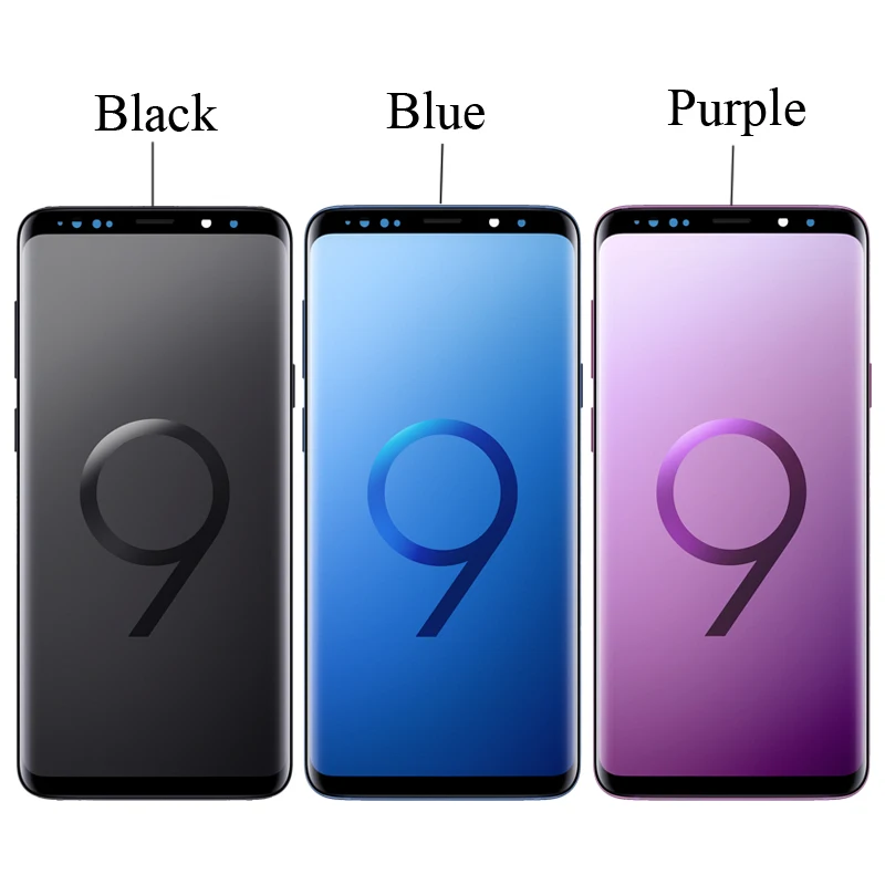 Дисплей с ЖК-экраном для SAMSUNG Galaxy S9 G960 S9 Plus G965 кодирующий преобразователь сенсорного экрана в сборе