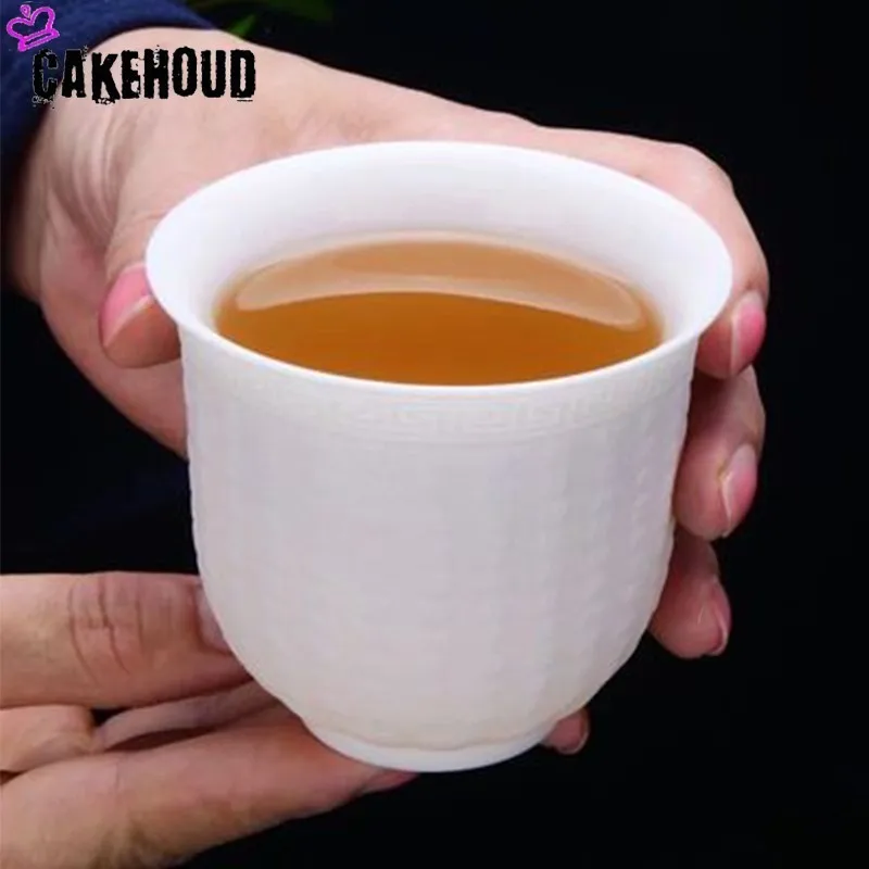 CAKEHOUD 130 мл традиционная китайская чайная чашка керамическая рельефная семейная офисная Подарочная дорожная кунг-фу пуэр чайный набор Питьевая утварь