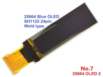 

31pin Plug-in Socket connector type 25664 OLED 2.08 inch display screen SH1122 drive IC 8-bit 8080 6800 256x64 dot matrix