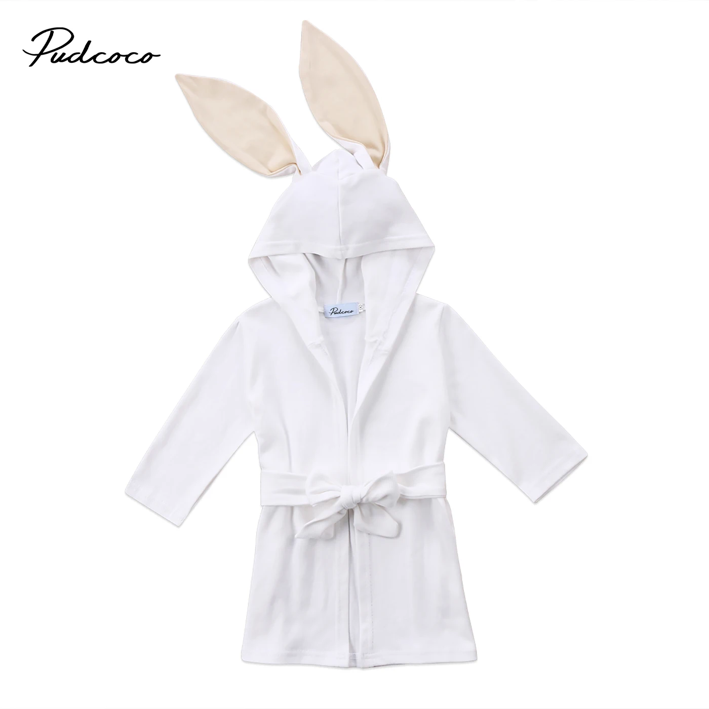 Boy Girl Animal Baby Dressing Gown Hooded Bath Towel Infant Bathing Honey Baby Outwear