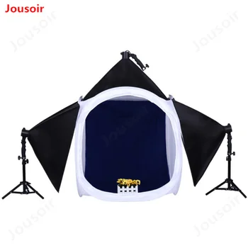 

Photo Studio Shooting Tent Light Diffusion Soft Box Kit with 4 Colors Backdrops for Photography&Soft box&LED lighting bulb CD15