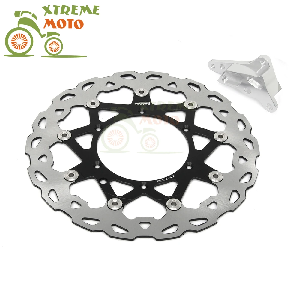 

320 Floating Brake Disc + Bracket for 4 Pot Caliper For Husqvarna HF6 TE TC FE FC 125 250 300 350 450 501CC 2014 2015