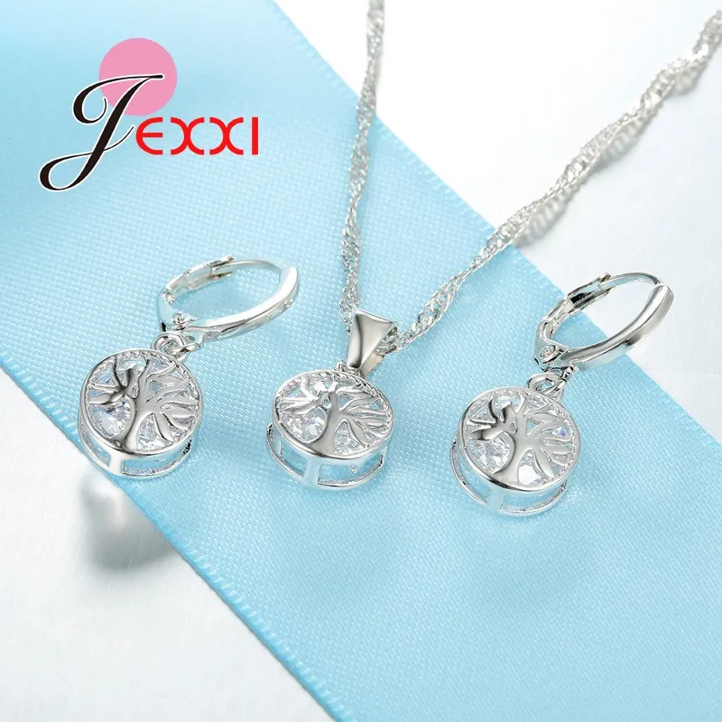 Женский ювелирный комплект из колье и серёг серебра 925 пробы|jewelry sets|gift giftsgift women |