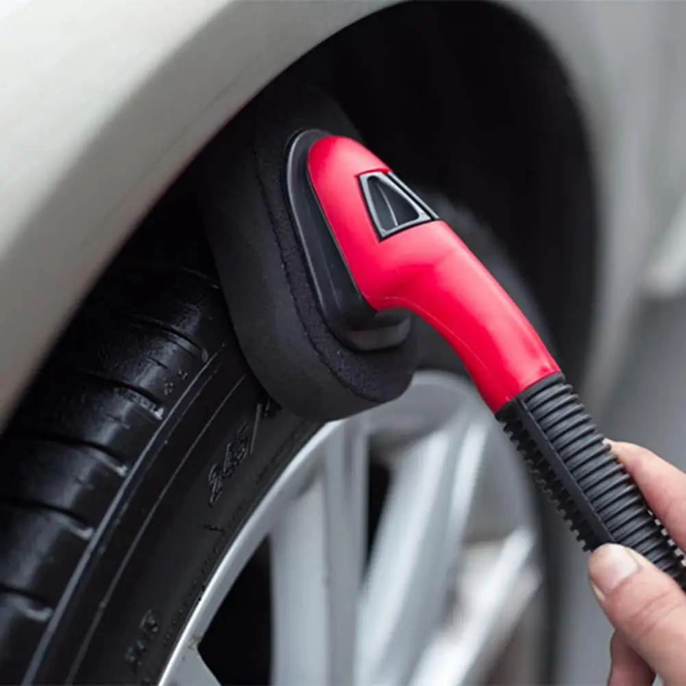 Estilo do Carro de Cera Escova de Vestir Lidar com Roda Escova de Limpeza de Lavagem Mantendo a Poupança de Automóveis Novo Aplicador Esponja Borda Detalhamento 6 Cheap Esponja p encerar