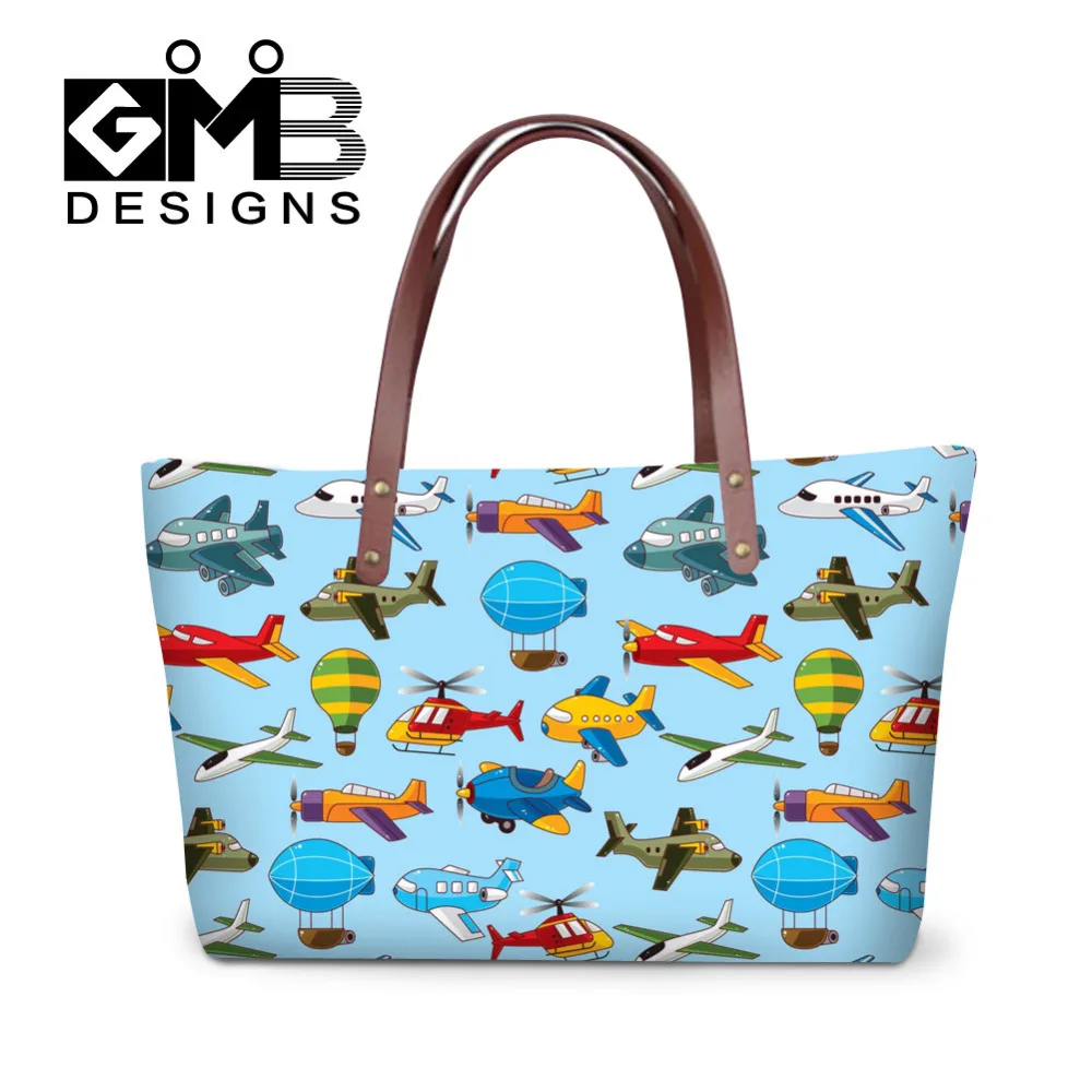 Airplane Pattern Print Crossbody bags