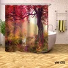 View Trees Bathroom Shower Curtain Scenic Printed Waterproof Bath Curtains for Bathtub Bathing Cover Large Wide 12pcs Hooks ► Photo 3/6