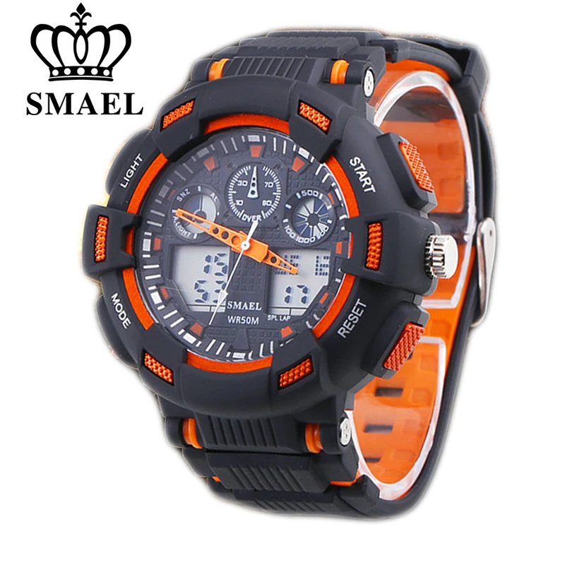 SMAEL Брендовые Часы цифровые часы relojes para hombre мужские кварцевые Relogio Masculino военные