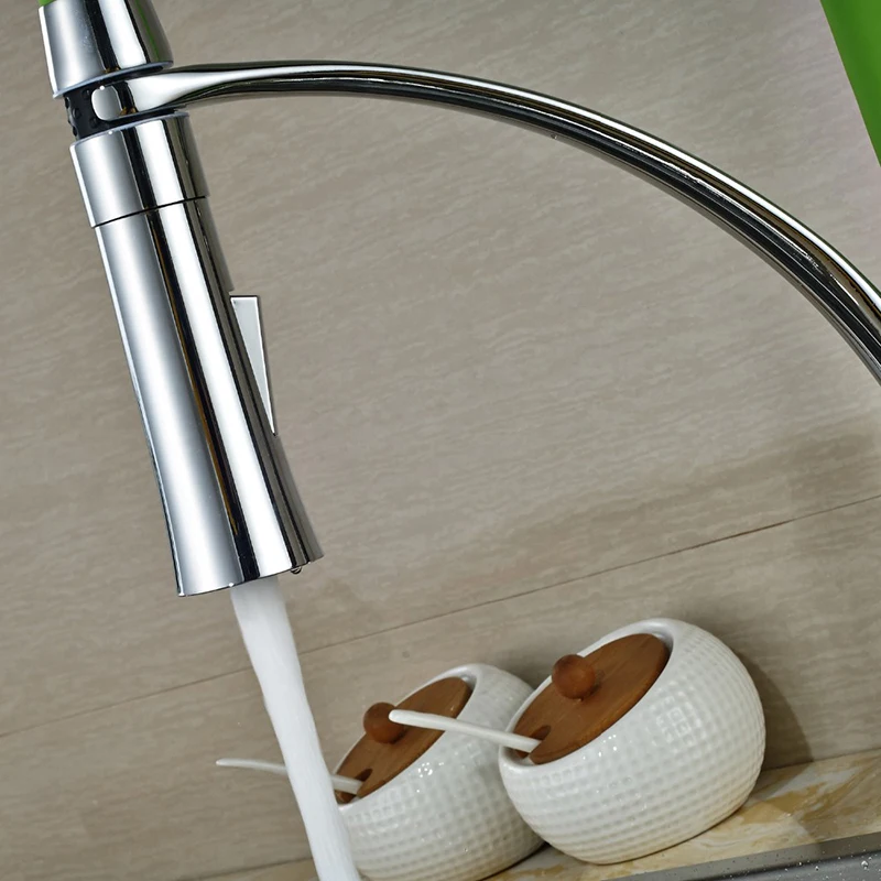 Single-Handle-Chrome-Green-Kitchen-Sink-Faucet-Two-Spout-Functions-Swivel-Hot-and-Cold-Vessel-Sink (3)