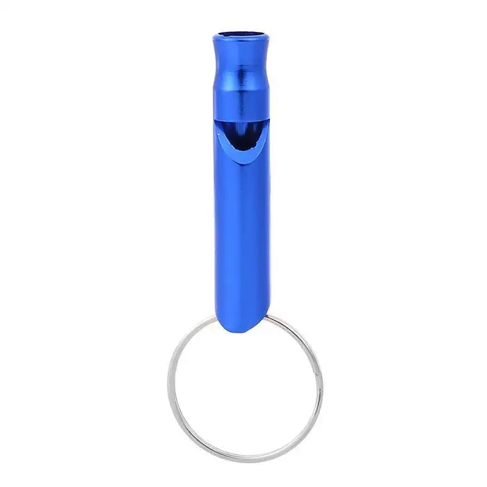 Открытый металлический многофункциональный свисток кулон с брелок для ключей для выживания на открытом воздухе аварийный Мини Размер свистки