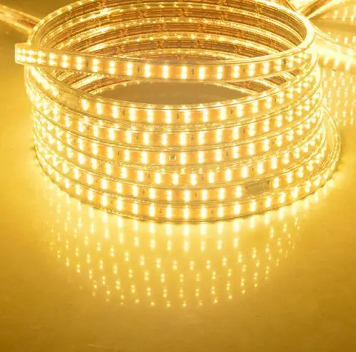 Водонепроницаемая очень яркая светодиодная лента 220 SMD с европейской вилкой 2835 В
