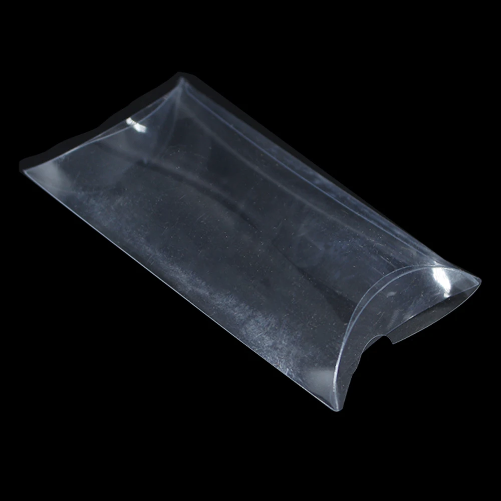 50 шт. подушка из ПВХ форма прозрачные вечерние подарки упаковка коробка DIY ремесло дисплей конфеты упаковка для закуски коробка прозрачная упаковочная коробка 6 размеров
