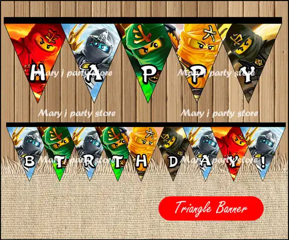 ninjago birthday party decorations