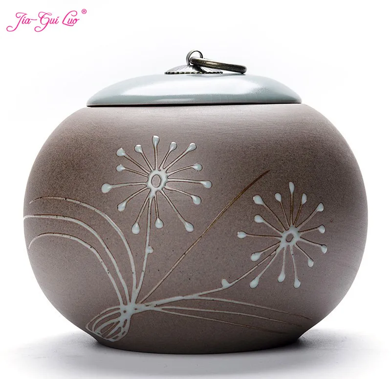 

China Ceramic Tea Boxes Carefully designed landscapes in include dried fruits and rare herbs, moisture-proof, waterproof