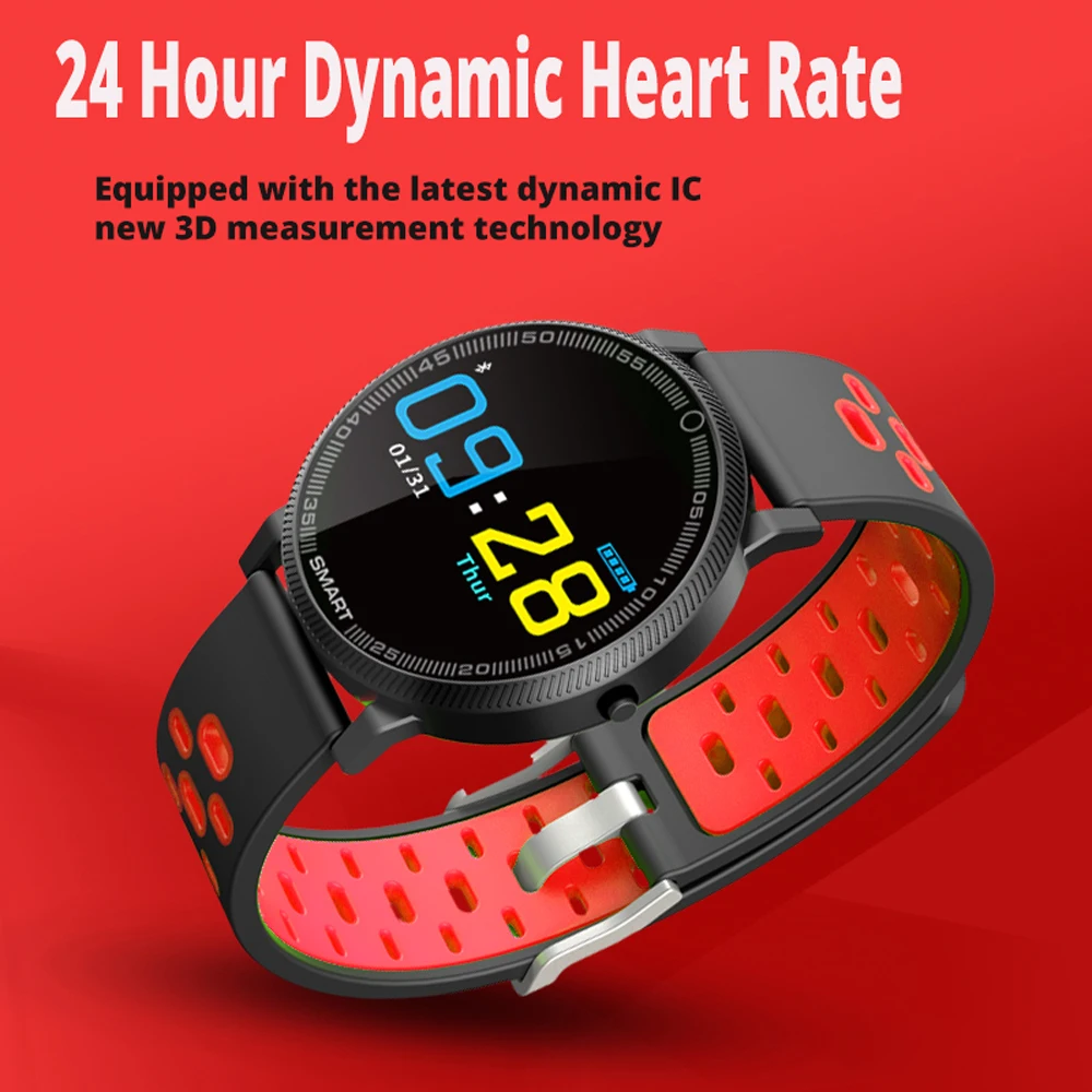 

696 F4 Circle Smart Clock women Vibrating Alarm Fitness Tracker circular men women Smart band