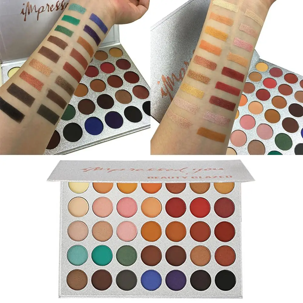 

35 Colors Eyeshadow Palette Shimmer Matte Pigment Glitters Makeup Eye Shadow Palette Eyeshadow Palette Cosmestics