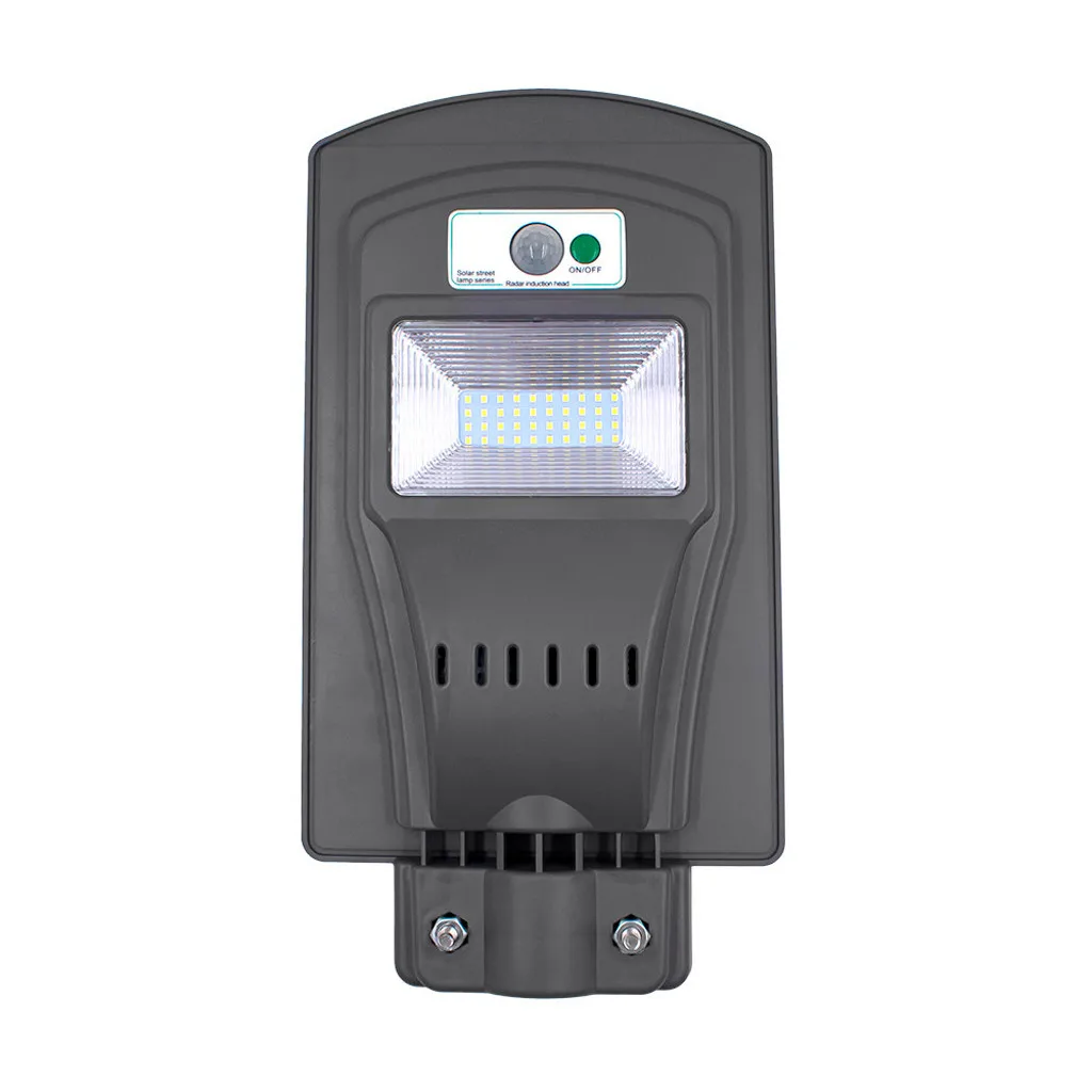 20 W LED تعمل بالطاقة الشمسية في الهواء الطلق الجدار ضوء الشارع PIR محس حركة مصباح كشاف ضوء ضوء التحكم الرادار الاستشعار ذكي