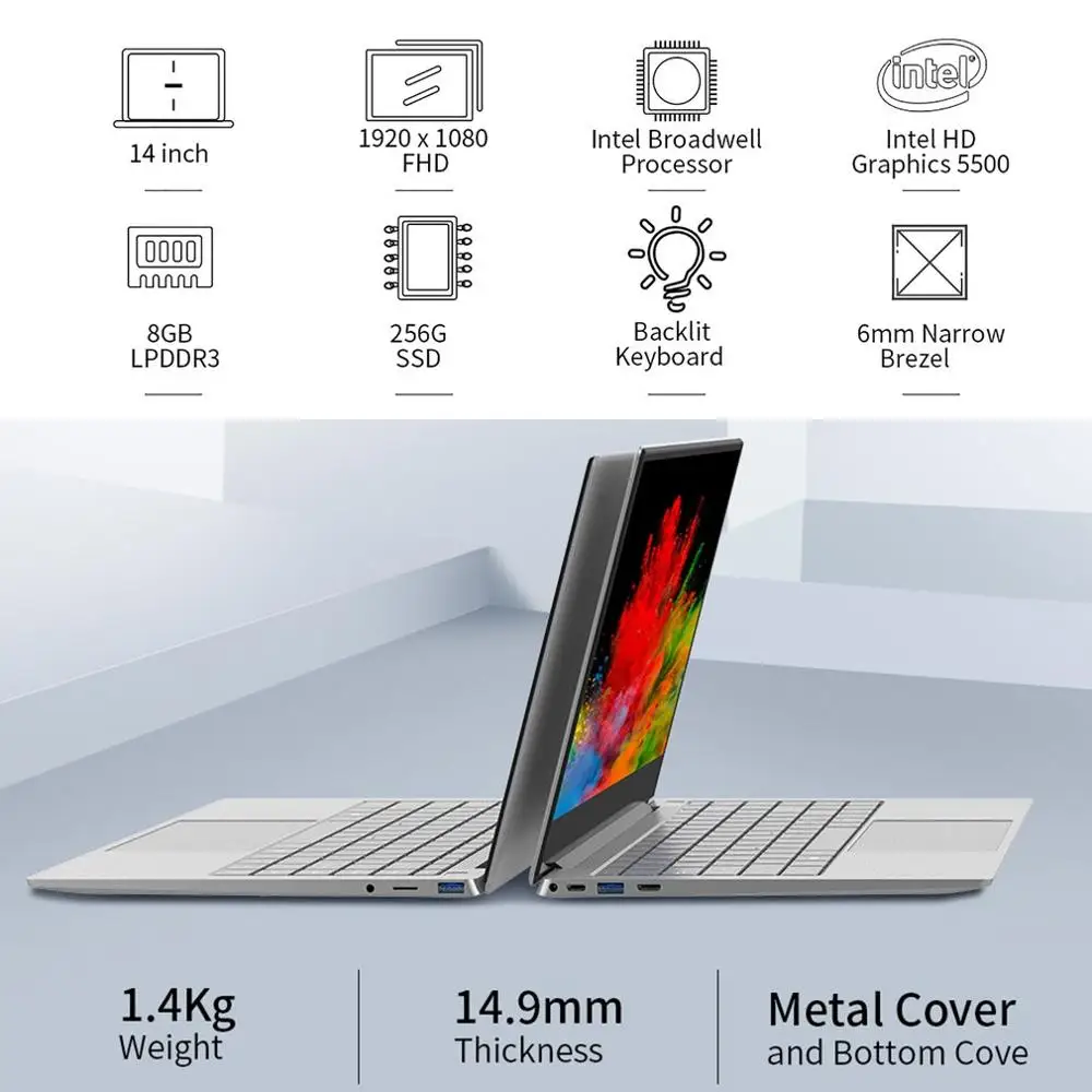 Джемпер EZbook X4 Pro 11,6 дюймовый планшет 1920*1080 пикселей 8G+ 256G ноутбук