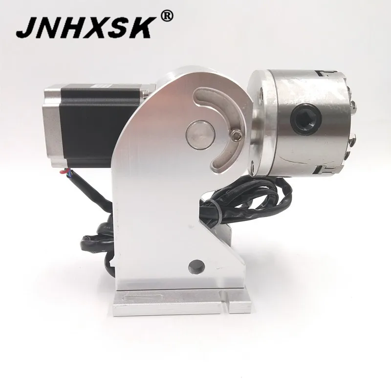 

JNHXSK Rotary axis for fiber laser marking machine 360 degree rotation marking Rotary elastic mounting. Fast loading and unload
