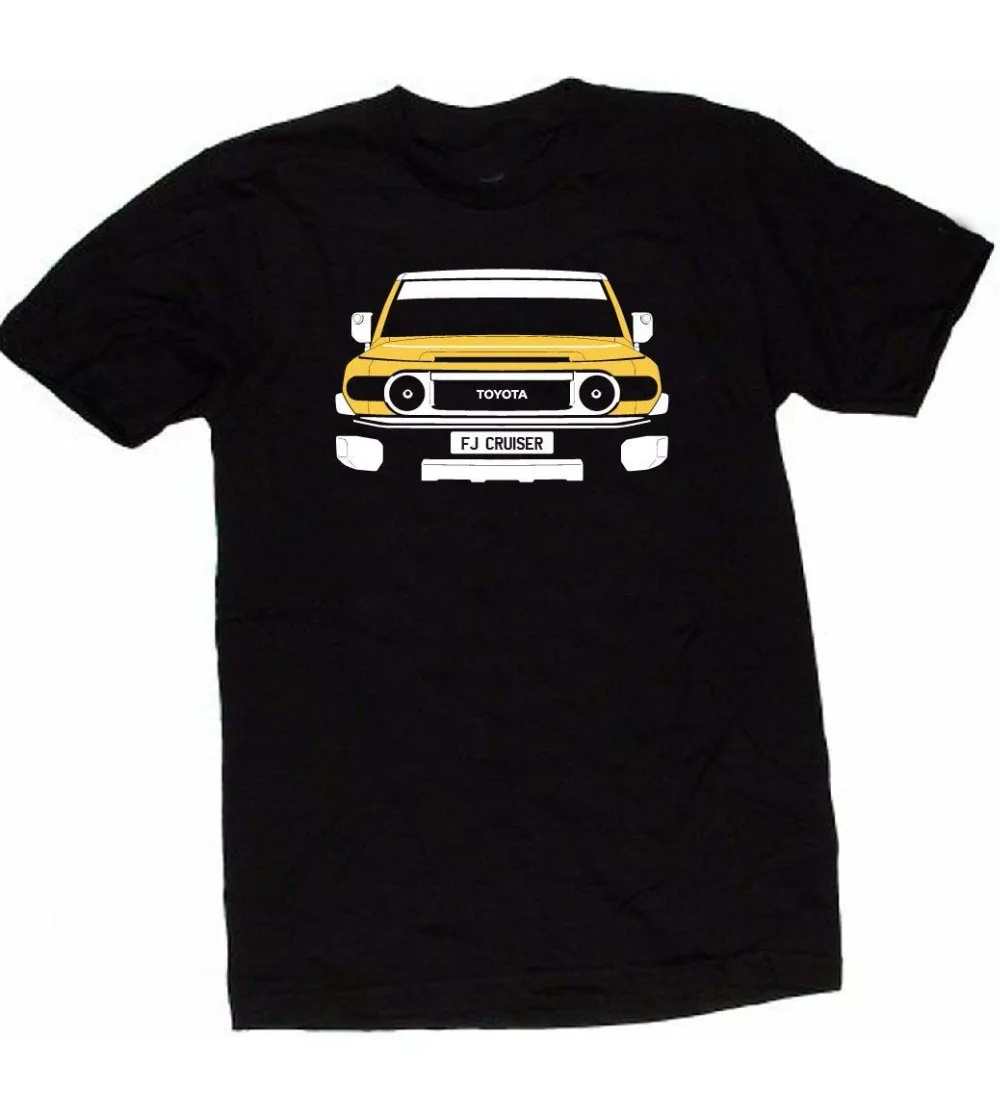 

Custom Japanese Classic Car T-Shirt Fj Cruiser 4X4 Off Load New Summer Men Summer Style Short Sleeve Causal Tee Logo Shirts