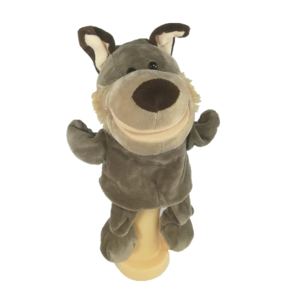  1PCS 30cm three-dimensional animal foot plush stuffed puppet child toys appease dolls early teachin - 32990503170