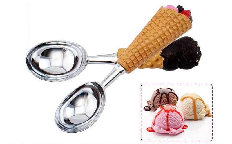 Upspirit 1 шт. полимерная ручка для мороженого совок для мороженого Мячи стеки мороженого Ложка-шарик инструменты для копания фруктов кухонные принадлежности