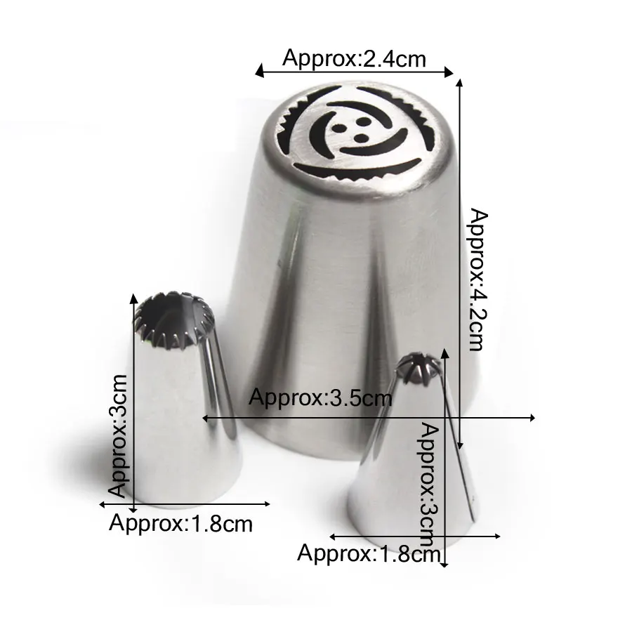 13 шт./компл. много размеров русский глазури Трубопроводов Сопла Советы сахарные украшения торта Кондитерские инструменты для приготовления торта Роза крем Кондитерские наконечники