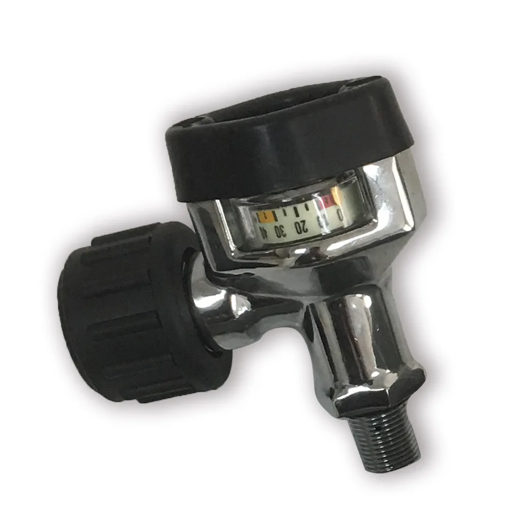 Air valve 300bar 4500psi SCBA cylinder pcp with pressure gauge thread M18*1.5 Drop Shipping Air valve 300bar 4500psi SCBA cylinder pcp with pressure gauge thread M18*1.5 Drop Shipping