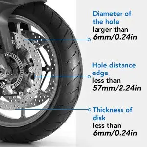 MYSBIKER Водонепроницаемая сигнализация для мотоцикла велосипедный замок безопасности Противоугонный замок мото дисковый тормозной замок ЛАРМ замок диск для мотоцикла brak