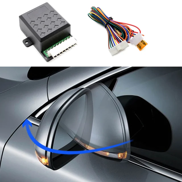 Universal Car Side Mirror Folding System Auto Side Mirror Folding Kit
