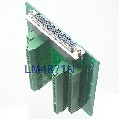 

DHL/EMS 2 LOTS DB62 DR62 female jack 62pin port Terminal Breakout PCB Board header 3 row screw -d2