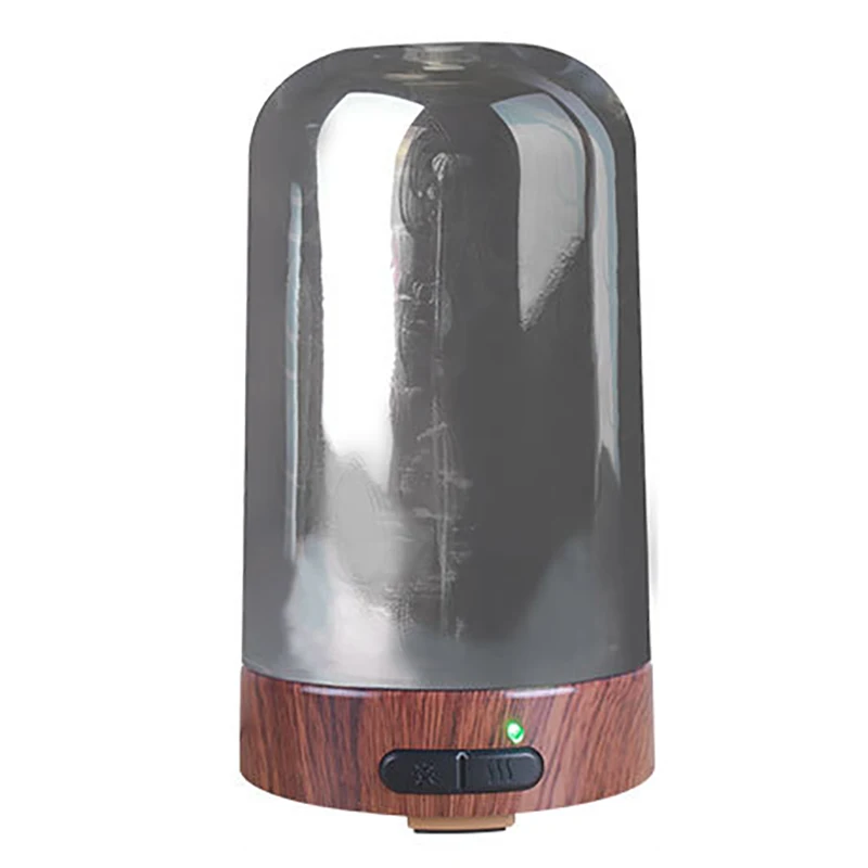 

100Ml Aromatherapy Essential Oil Diffuser Electric Heating Air Humidifier Peacock Pattern 7 Colors Changing Led Home Night Lig