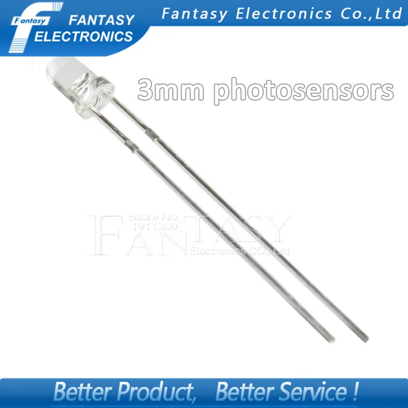 

20pcs 3MM photodiode photosensitive receiver photosensitive receiver diode photosensors