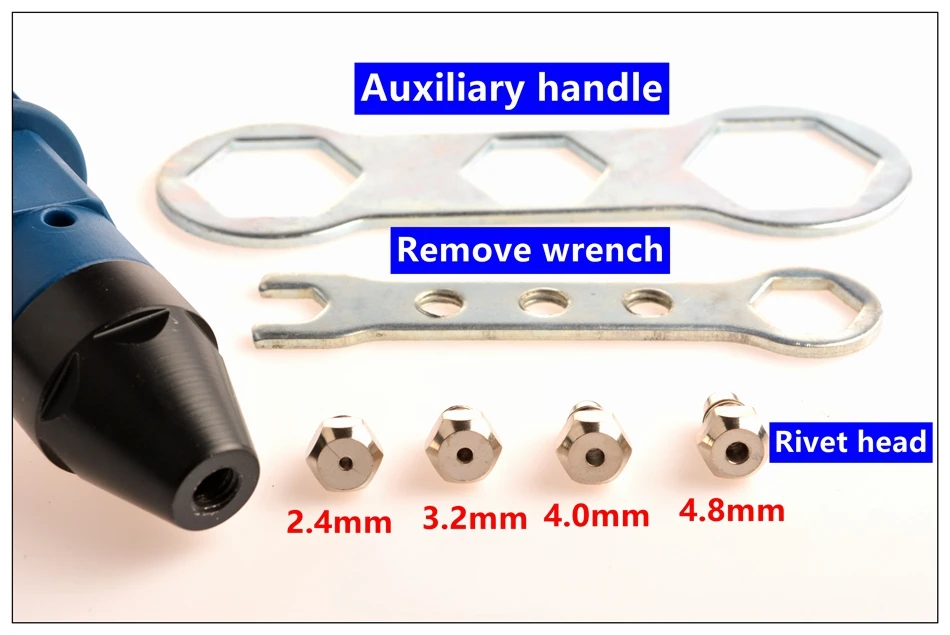 MXITA ручной клепальный пистолет ручной слепой заклепки гайка высокого качества бренд адаптер для сверла вставить гайка инструмент