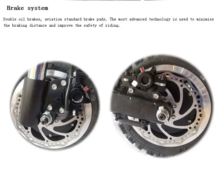 Discount CHICWAY Batman double drive Electric Scooter 11" 3200W motor,speed 80km/+,Independent suspension,hydraulic shock absorber, 35AH 17