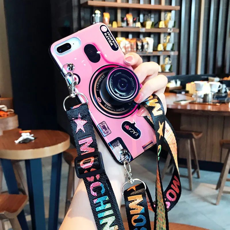 

Luxury Camera TPU Case for iphone 7 case X XS Max Protective Shell and 6/8/xr Phone Holder