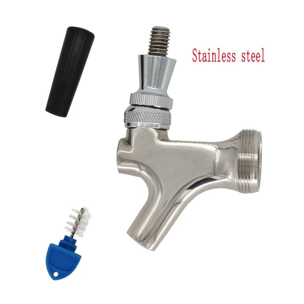 Craft Beer Tap Faucet,US Tap Faucet with Clean Cap Brush and Plastic