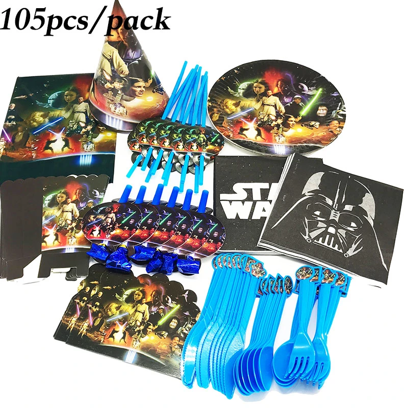 star wars plates and napkins