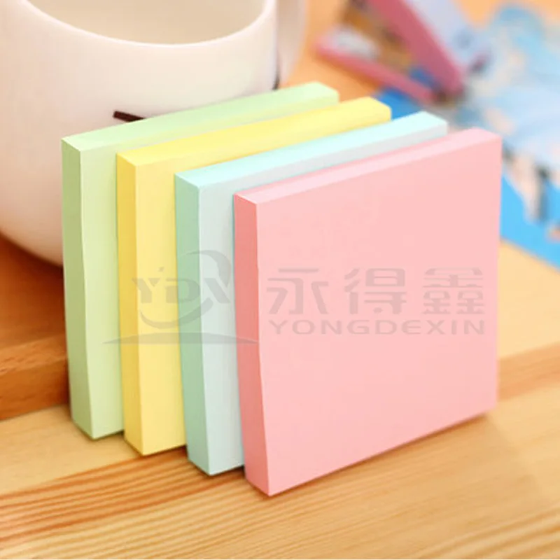 

kawaii Color Pepsi 7737 note paper square business convenience stickers 100/office study sticky notes memo sheets stationery