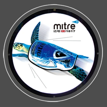 

Super Slim High Brightness Wall Mounted Round Advertising LEDS Edge-lit Acrylic Panel Light Boxes D=600MM