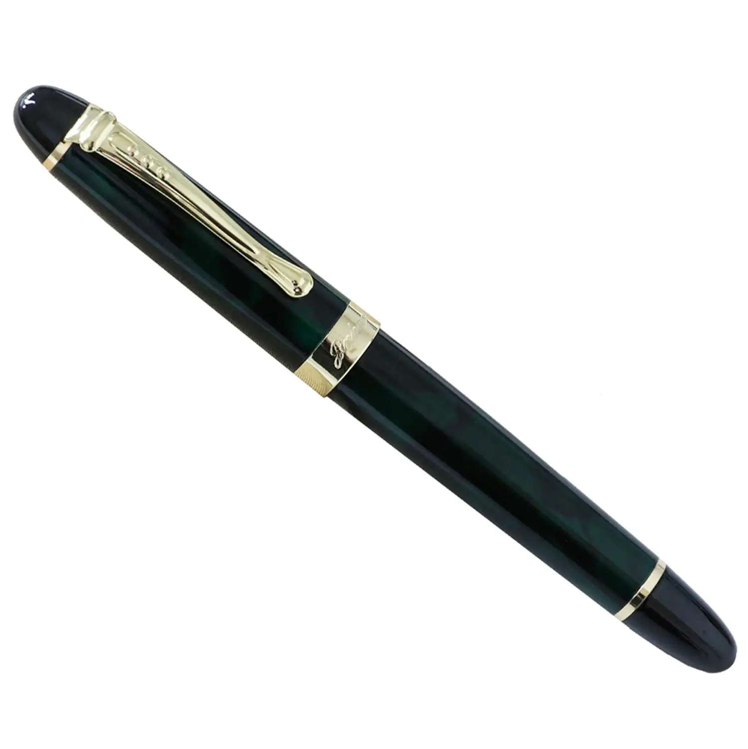 JINHAO 450 перьевая ручка 0.5MM or 1.0MM ручка чернильная перо для письма канцтовары ручки для школы - Цвет: Dark Green