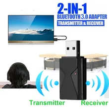 USB Blueteeth приемник 3,5 аудио передатчик адаптер для ТВ/ПК наушники Динамик 2-в-1 Bluetooth приемник передатчик